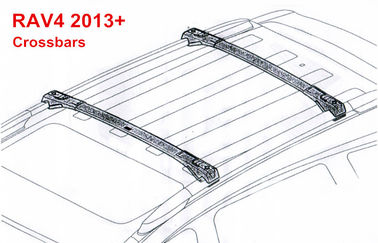 चीन ओई शैली क्रॉस बार 2013 2016 टोयोटा आरएवी4 छत सामान रैक रेल के लिए आपूर्तिकर्ता
