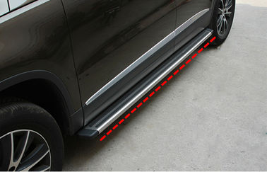चीन स्टेनलेस स्टील वाहन चलने बोर्डों के लिए वोक्सवैगन Tiguan, लंबे पहिया आधार संस्करण आपूर्तिकर्ता