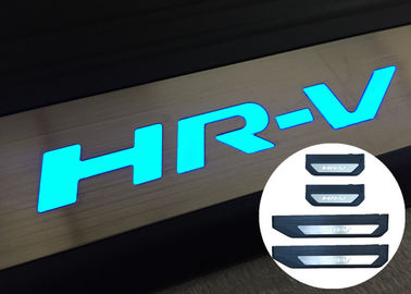चीन HONDA कार एक्सेसरीज एचआर-वी 2014 एचआरवी के लिए एलईडी लाइट डोर स्लीव्स / स्कफ प्लेट्स आपूर्तिकर्ता
