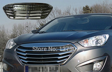 चीन हुंडई IX35 न्यू टक्सन 200 9 - 2013 फ्रंट क्रोम कार ग्रिल कार पार्ट्स आपूर्तिकर्ता
