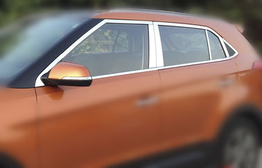 चीन हुंडई ix25 2014 कार खिड़की ट्रिम, स्वनिर्धारित स्टेनलेस स्टील ट्रिम धारी आपूर्तिकर्ता
