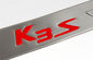 लाल LOGO बाहरी पीछे से रोशनी के लिए KIA K3S 2013 2014 के लिए दरवाजे की चौकी प्लेट आपूर्तिकर्ता