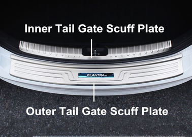 अच्छी कीमत स्टेनलेस स्टील रोशनीदार दरवाजा Sills Tail Gate Scuff प्लेट के लिए Hyundai Elantra 2016 Avante ऑनलाइन