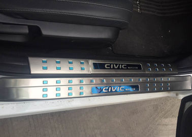अच्छी कीमत एस/एस ऑटो एक्सेसरीज For HONDA CIVIC 2016, साइड डोर इल्यूमिटेड स्किफ प्लेट ऑनलाइन