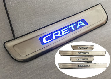 अच्छी कीमत टिकाऊ एलईडी ब्लू लाइट साइड डोर स्लीप प्लेट्स हुंडई IX25 CRETA 2014 2015 के लिए ऑनलाइन