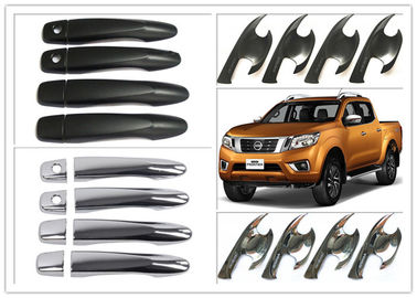 अच्छी कीमत NISSAN NAVARA NP300 2015 फ्रॉन्टीयर साइड डोर हैंडल इनसेट्स और कवर, ब्लैक और क्रोम ऑनलाइन