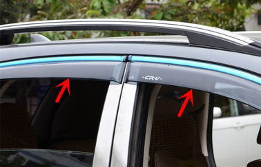 अच्छी कीमत HONDA CR-V 2012 कार विंडो विज़र्स, स्टेनलेस स्टील ट्रिम स्ट्रिप विंड डिफ्लेक्टर ऑनलाइन